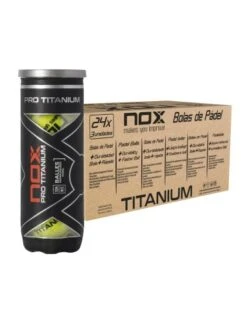 CAJÓN PELOTA DE PADEL NOX PRO TITANIUM B3 - 24 BOTES
