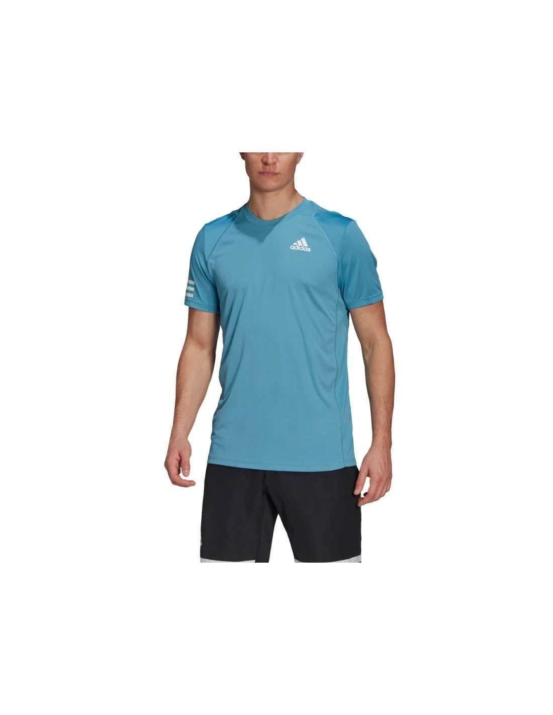 CAMISETA ADIDAS CLUB 3STR HAZY BLUE/WHITE 2 CAMISETA ADIDAS CLUB 3STR HAZY BLUE/WHITE - Imagen 2