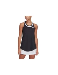 CAMISETA ADIDAS TIRANTES CLUB BLACK/WHITE -Pro Tennis Tienda camiseta adidas tirantes club blackwhite 1