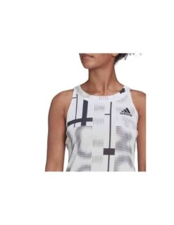 CAMISETA DE TIRANTES ADIDAS CLUB GRAPH WHITE/BLACK -Pro Tennis Tienda camiseta de tirantes adidas club graph 8