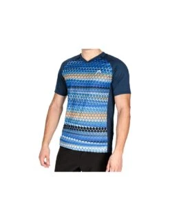 CAMISETA HEAD TOPSPIN MEN DARK BLUE PRINT