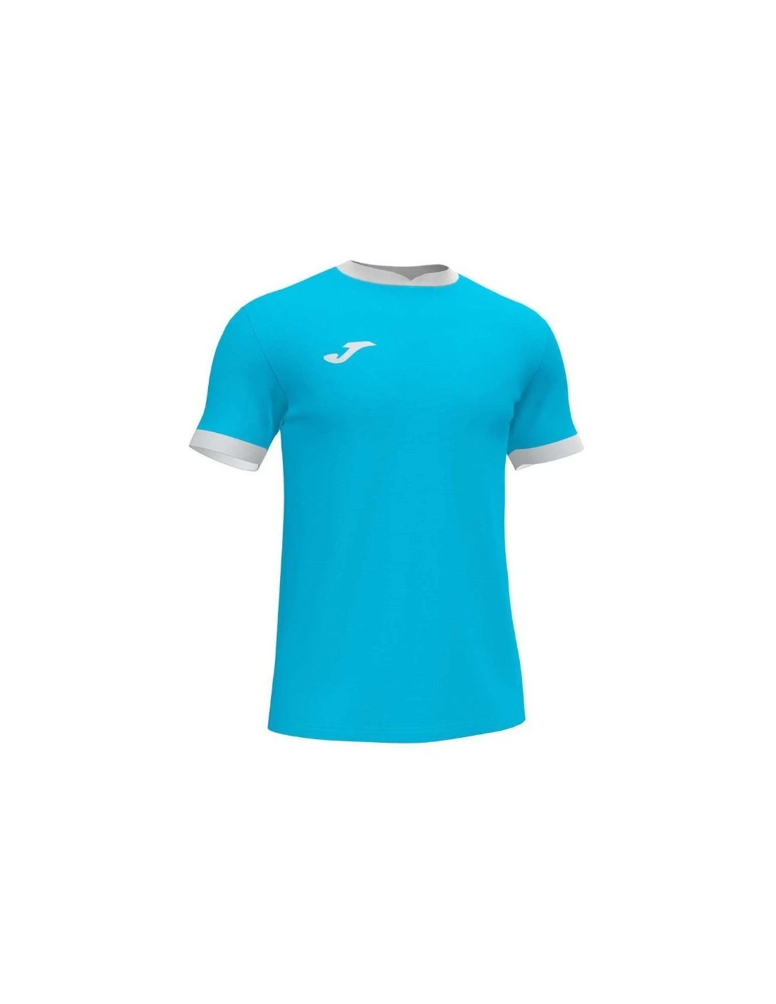 CAMISETA JOMA OPEN III TURQUESA FLUOR 3 CAMISETA JOMA OPEN III TURQUESA FLUOR - Imagen 3