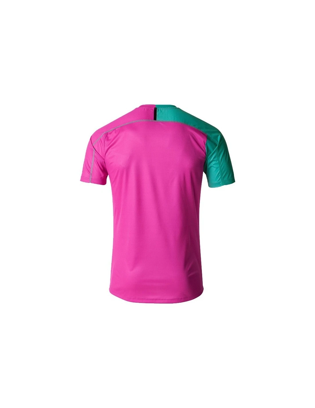 CAMISETA JOMA SMASH ROSA FLUOR VERDE 2 CAMISETA JOMA SMASH ROSA FLUOR VERDE - Imagen 2