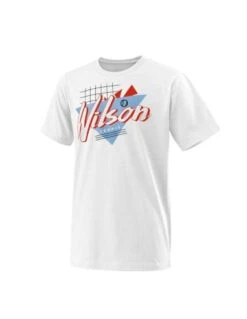 Camiseta Wilson Nostalgia Tech Niño White