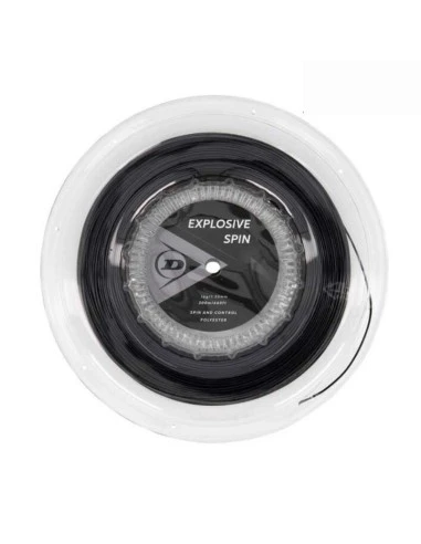 CORDAJE DUNLOP EXPLOSIVE SPIN 16L /1.25 200 MTS BLACK 1 CORDAJE DUNLOP EXPLOSIVE SPIN 16L /1.25 200 MTS BLACK
