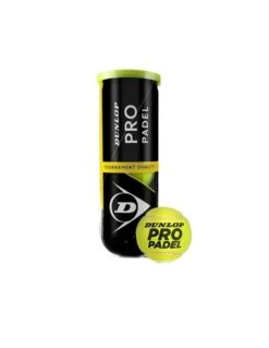 DUNLOP BOTE DE 3 PELOTAS PRO PADEL
