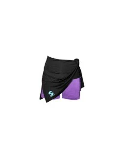 FALDA SOFTEE CLUB NEGRO/VIOLETA -Pro Tennis Tienda falda softee club negrovioleta 2