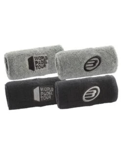 MUÑEQUERA BULLPADEL BPMU-WPT2312 GRIS VIGORE/NEGRA 2023