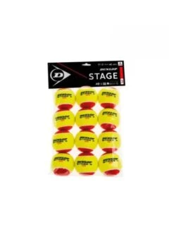 Pelotas De Tenis Dunlop Stage 3 Red Pack De 12