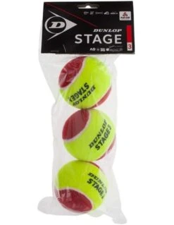 Pelotas De Tenis Dunlop Stage 3 Red Pack De 3