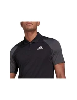 POLO ADIDAS CLUB BLACK/GREY SIX/WHITE -Pro Tennis Tienda polo adidas club blackgrey sixwhite 2
