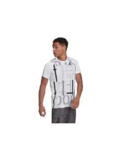 CAMISETA ADIDAS CLUB GRAPH WHITE-BLACK -Pro Tennis Tienda ropa tenis padel camiseta adidas club graph white black 7