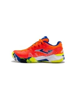 ZAPATILLA JOMA SLAM JR 2208 CLAY NARANJA/ROYAL -Pro Tennis Tienda zapatilla joma slam jr 2208 naranja royal 2