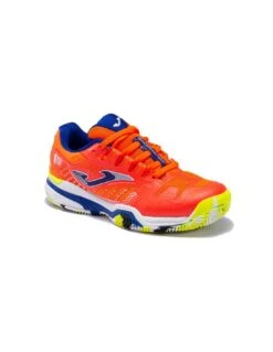ZAPATILLA JOMA SLAM JR 2208 CLAY NARANJA/ROYAL -Pro Tennis Tienda zapatilla joma slam jr 2208 naranja royal 3