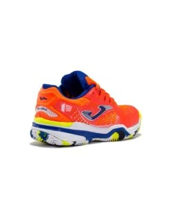 ZAPATILLA JOMA SLAM JR 2208 CLAY NARANJA/ROYAL -Pro Tennis Tienda zapatilla joma slam jr 2208 naranja royal 4