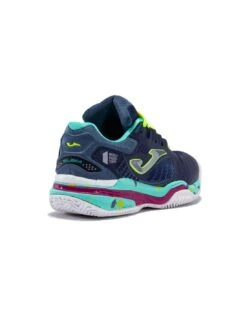 ZAPATILLA JOMA SLAM JR 2233 CLAY MARINO/TURQUESA -Pro Tennis Tienda zapatilla joma slam jr 2233 marino turquesa 4