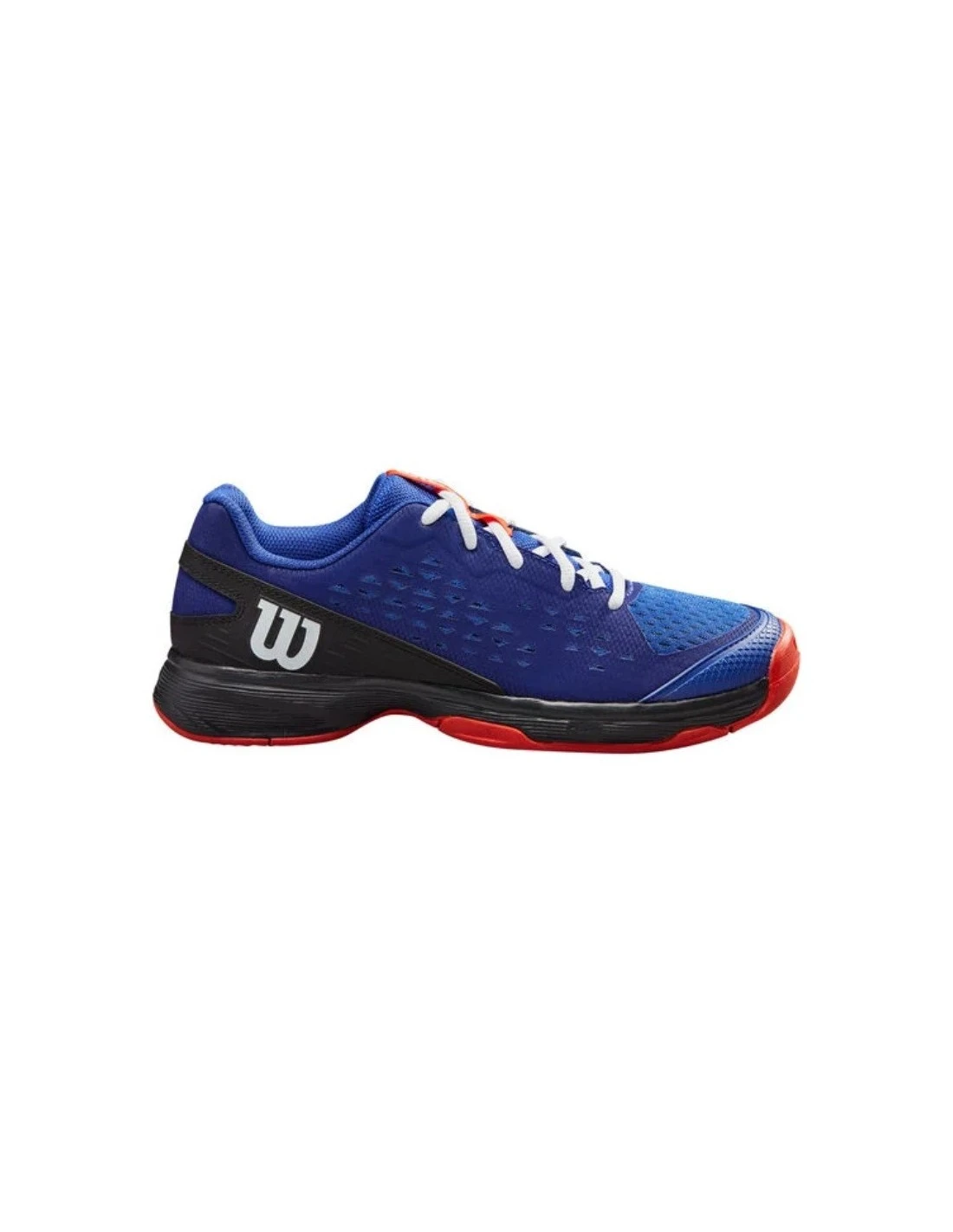 ZAPATILLA WILSON RUSH PRO JR L BLU/BK/ORAN 1 ZAPATILLA WILSON RUSH PRO JR L BLU/BK/ORAN